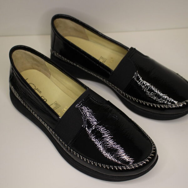 1329 Piel Charol Arrugado Negro